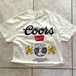 Coors Banquet Beer Crop Top